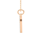 1/10  ctw Round Lab Grown Diamond Cross Pendant