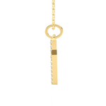 1/10  ctw Round Lab Grown Diamond Cross Pendant