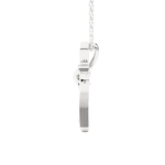 1/10  ctw Round Lab Grown Diamond Cross Pendant