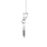 1/10  ctw Round Lab Grown Diamond Cross Pendant
