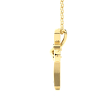 1/10  ctw Round Lab Grown Diamond Cross Pendant