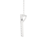 1/8  ctw Round Lab Grown Diamond Cross Pendant