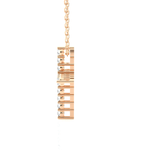 1/6  ctw Round Lab Grown Diamond Cross Pendant