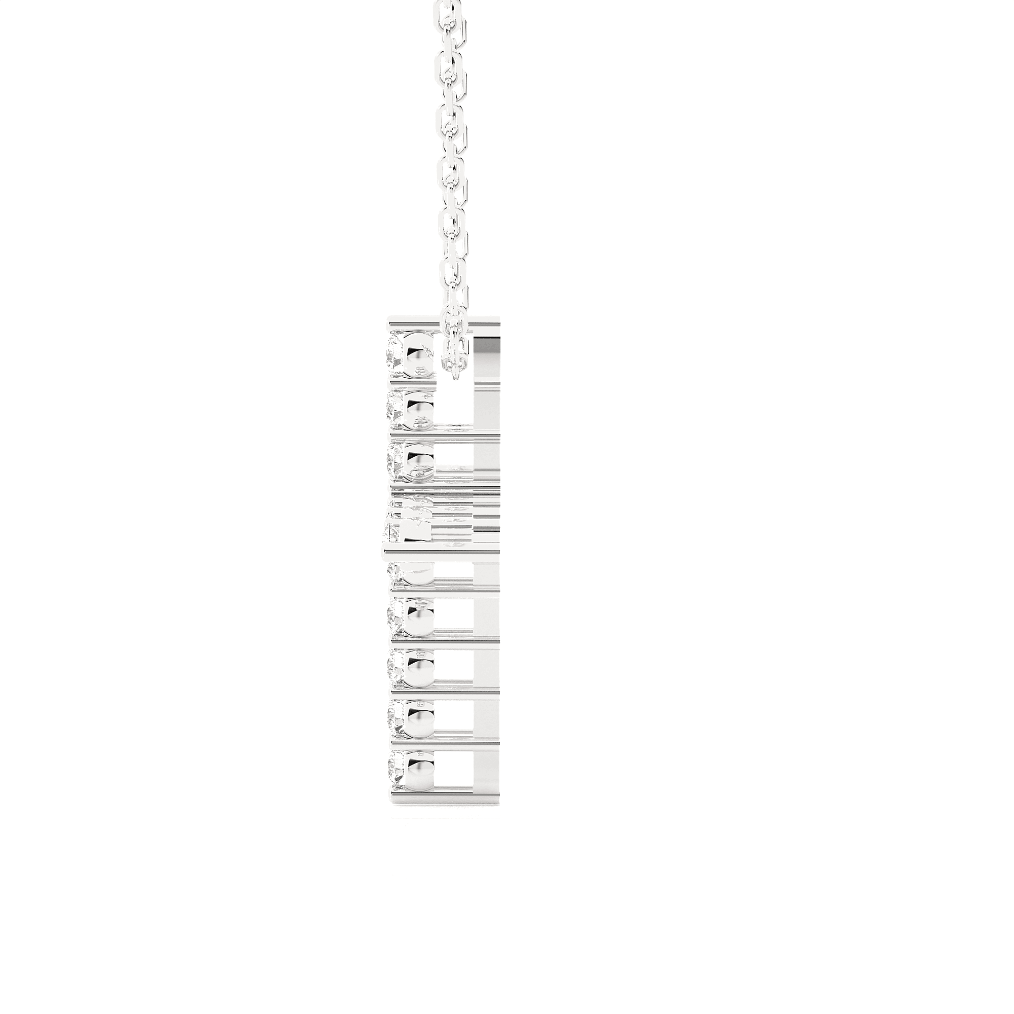 1/6  ctw Round Lab Grown Diamond Cross Pendant