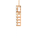 1/3  ctw Round Lab Grown Diamond Cross Pendant