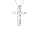 1/3  ctw Round Lab Grown Diamond Cross Pendant