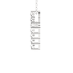 1/3  ctw Round Lab Grown Diamond Cross Pendant