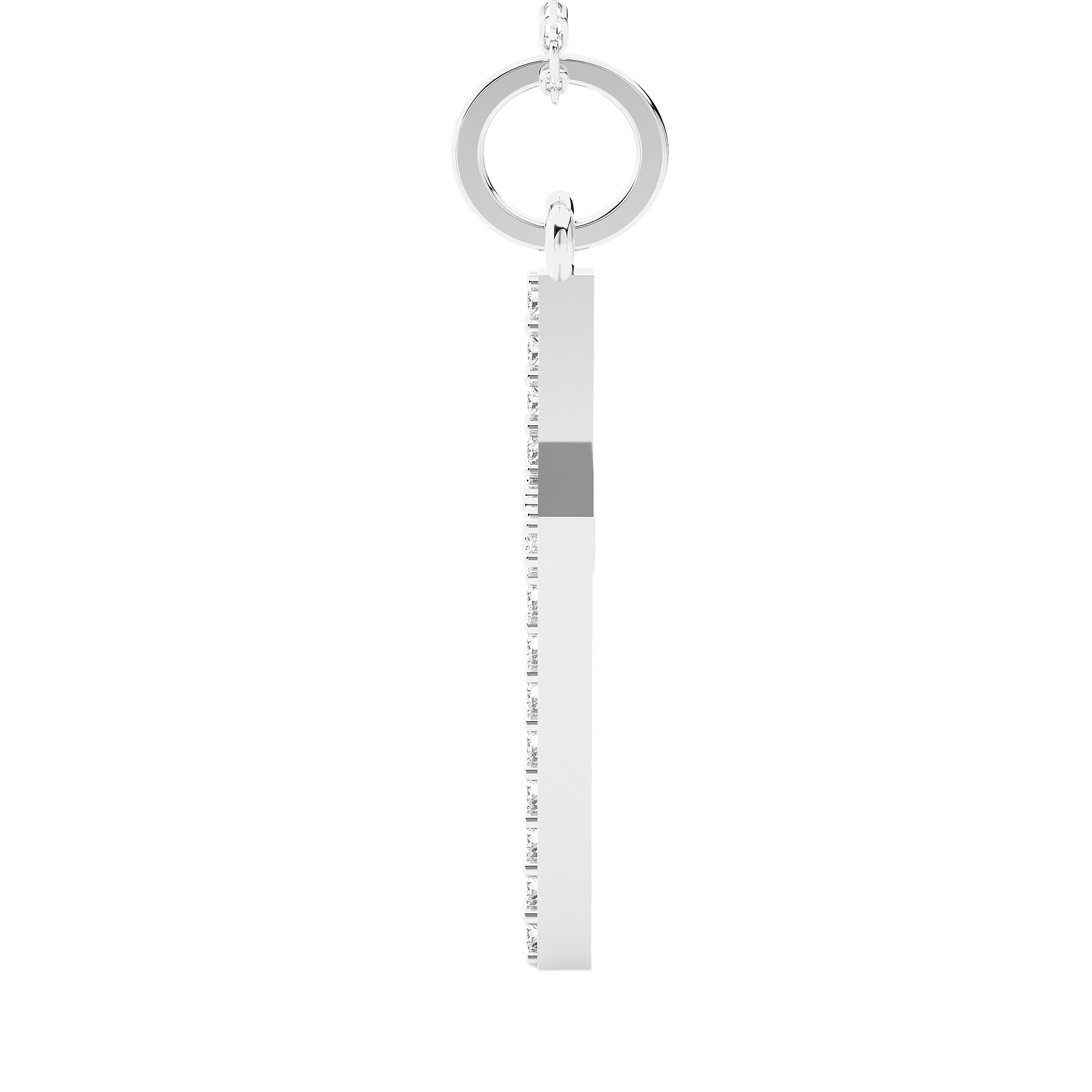 1/8  ctw Round Lab Grown Diamond Cross Pendant