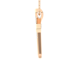 1/8  ctw Round Lab Grown Diamond Cross Pendant