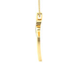 1/20  ctw Round Lab Grown Diamond Cross Pendant