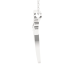 1/4  ctw Round Lab Grown Diamond Cross Pendant