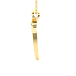 1/4  ctw Round Lab Grown Diamond Cross Pendant