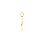 1/20  ctw Round Lab Grown Diamond Cross Pendant