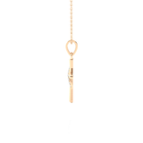 1/20  ctw Round Lab Grown Diamond Cross Pendant