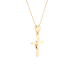 1/20  ctw Round Lab Grown Diamond Cross Pendant