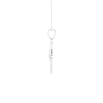 1/20  ctw Round Lab Grown Diamond Cross Pendant