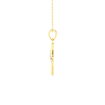 1/20  ctw Round Lab Grown Diamond Cross Pendant