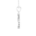 1/20  ctw Round Lab Grown Diamond Cross Pendant