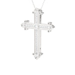 1/3 ctw Round Lab Grown Diamond Cross Pendant