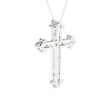 1/3 ctw Round Lab Grown Diamond Cross Pendant