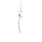 1/10 ctw Round Lab Grown Diamond Cross Pendant