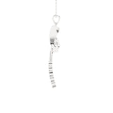 1/10 ctw Round Lab Grown Diamond Cross Pendant