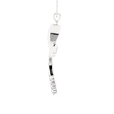 1/6 ctw Round Lab Grown Diamond Cross Pendant