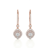 1 1/4 ctw Round Lab Grown Diamond Drop Earrings