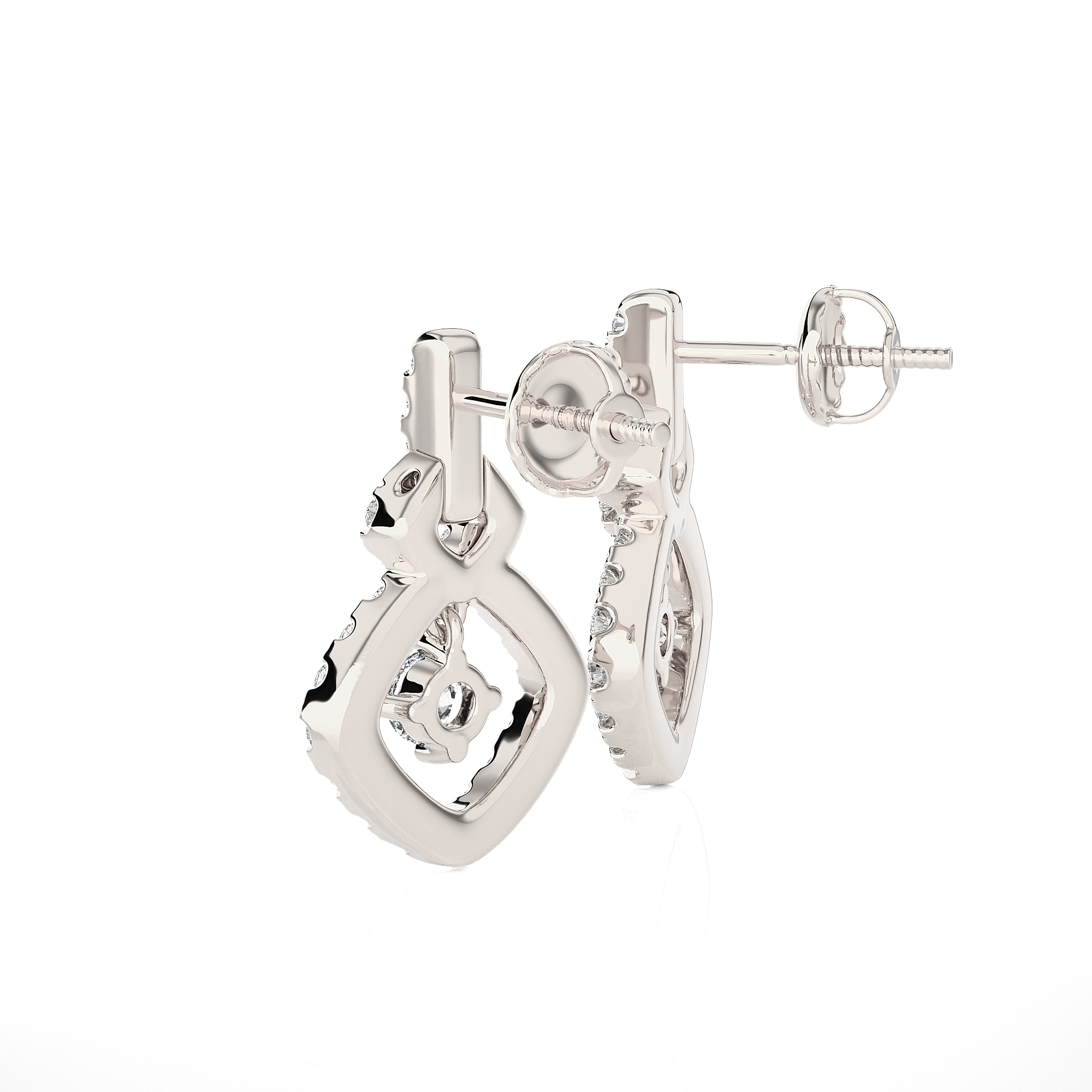 1/2 ctw Round Lab Grown Diamond Stud Earrings