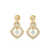1/2 ctw Round Lab Grown Diamond Stud Earrings
