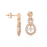 1/2 ctw Round Lab Grown Diamond Stud Earrings