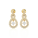 1/2 ctw Round Lab Grown Diamond Stud Earrings