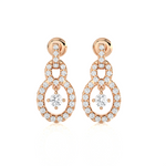 1/2 ctw Round Lab Grown Diamond Stud Earrings