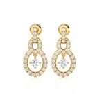 1/2 ctw Round Lab Grown Diamond Stud Earrings