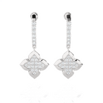 1 ctw Round Lab Grown Diamond Drop Earrings