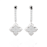 1 ctw Round Lab Grown Diamond Drop Earrings