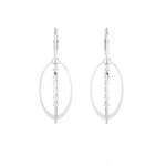 7/8 ctw Round Lab Grown Diamond Drop Earrings