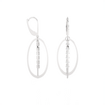 7/8 ctw Round Lab Grown Diamond Drop Earrings