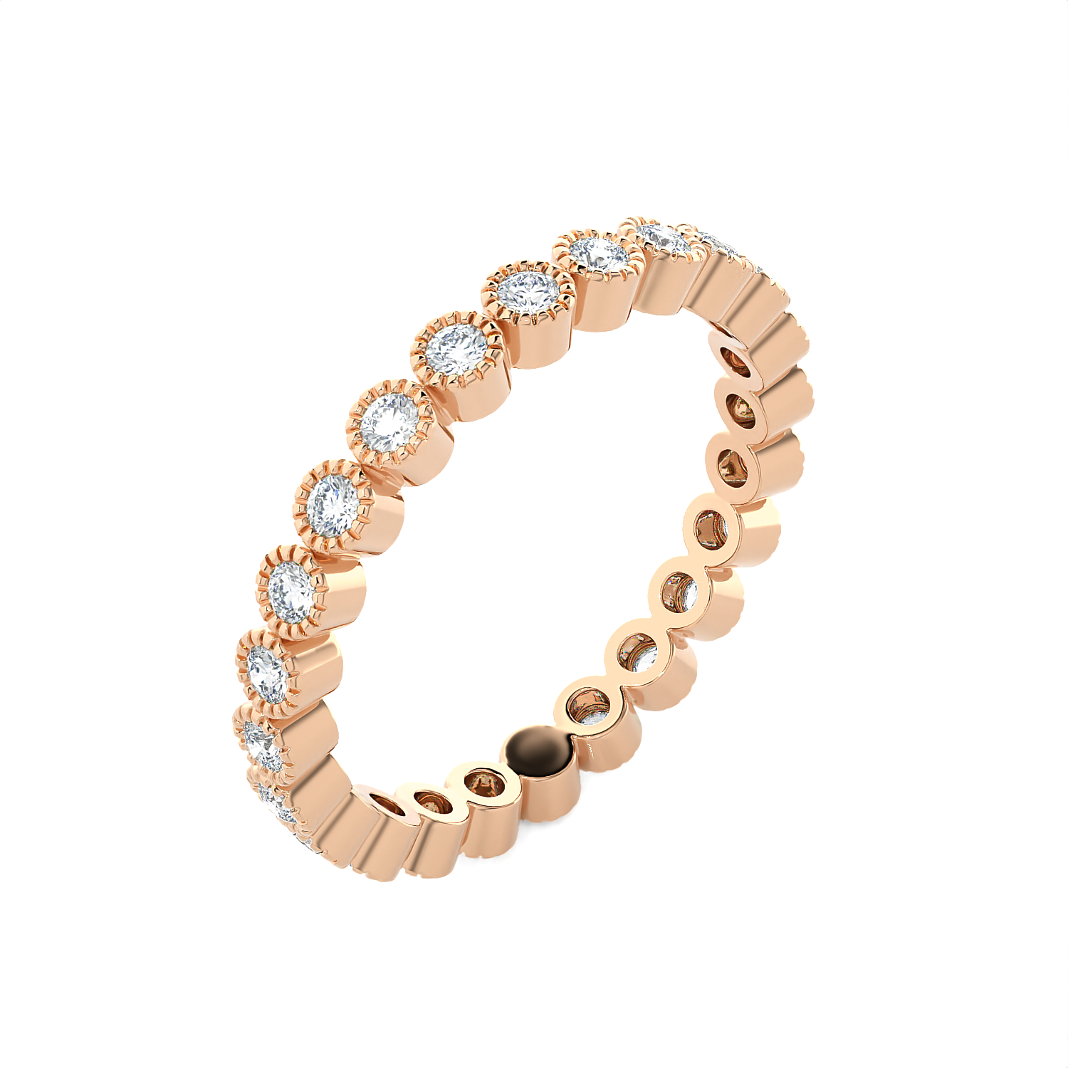 1/2 ctw Round Lab Grown Diamond Eternity Band