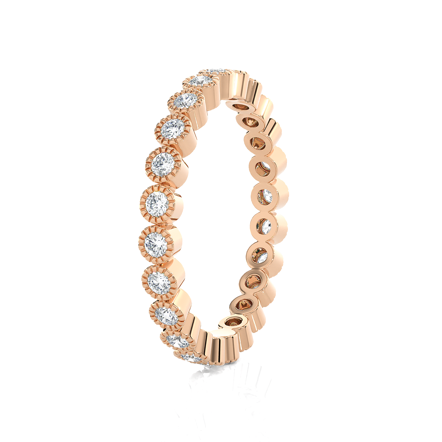 1/2 ctw Round Lab Grown Diamond Eternity Band