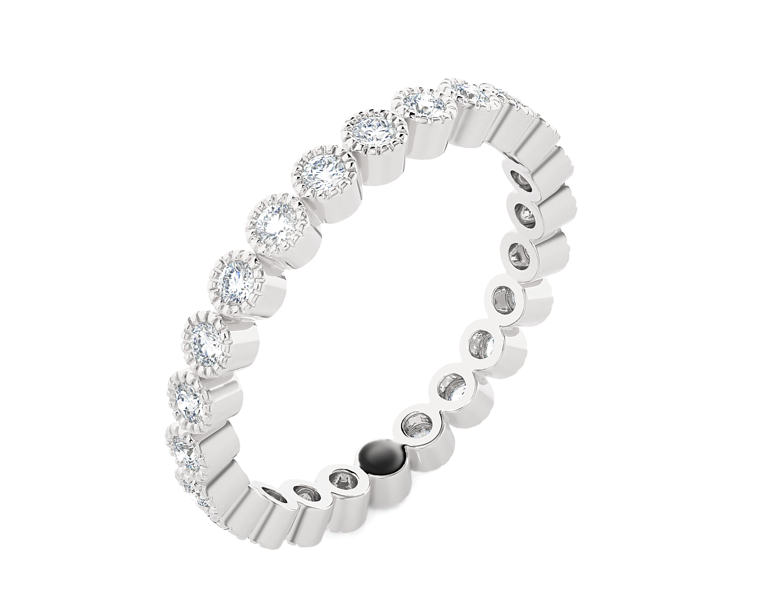 1/2 ctw Round Lab Grown Diamond Eternity Band