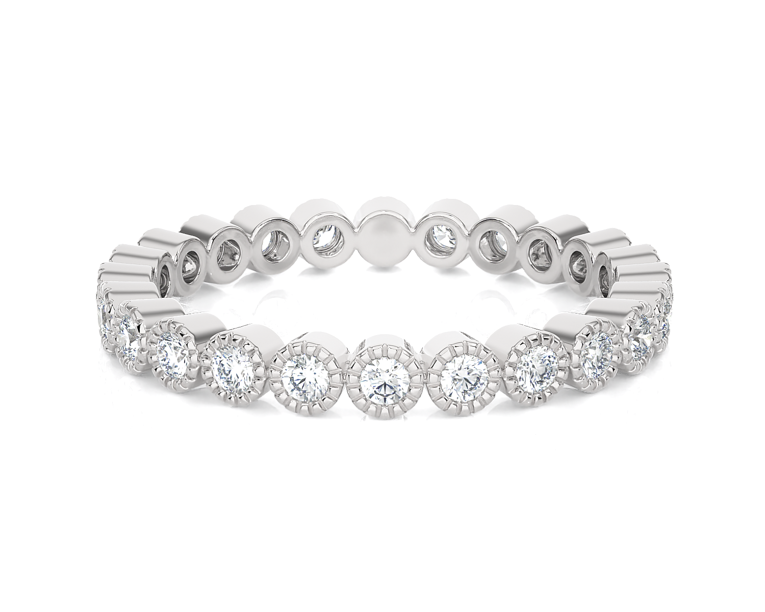 1/2 ctw Round Lab Grown Diamond Eternity Band