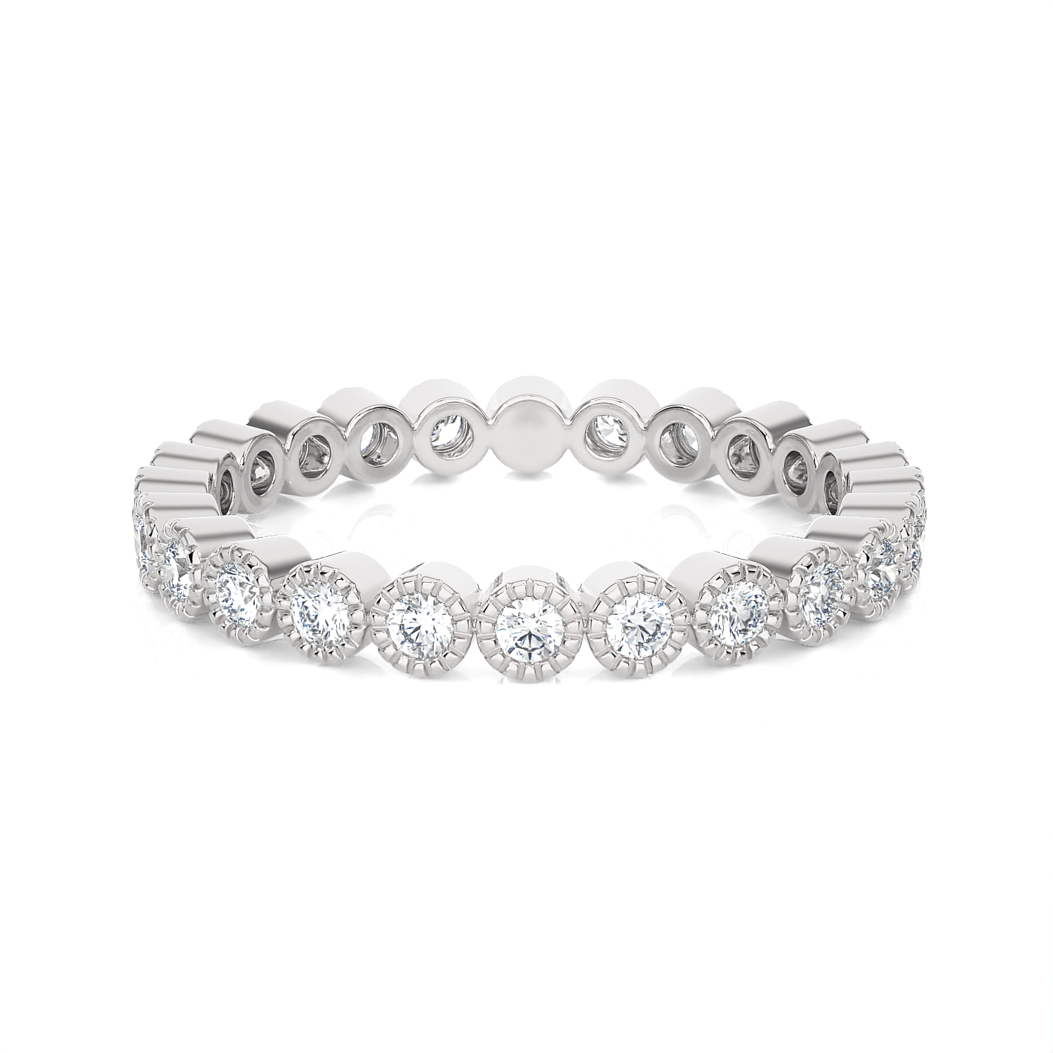 1/2 ctw Round Lab Grown Diamond Eternity Band