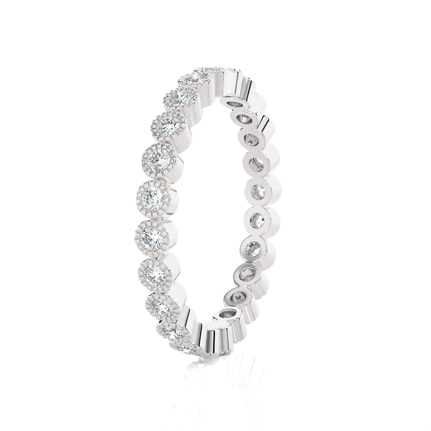 1/2 ctw Round Lab Grown Diamond Eternity Band