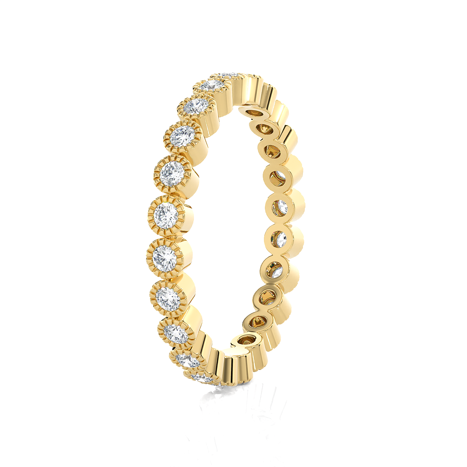 1/2 ctw Round Lab Grown Diamond Eternity Band