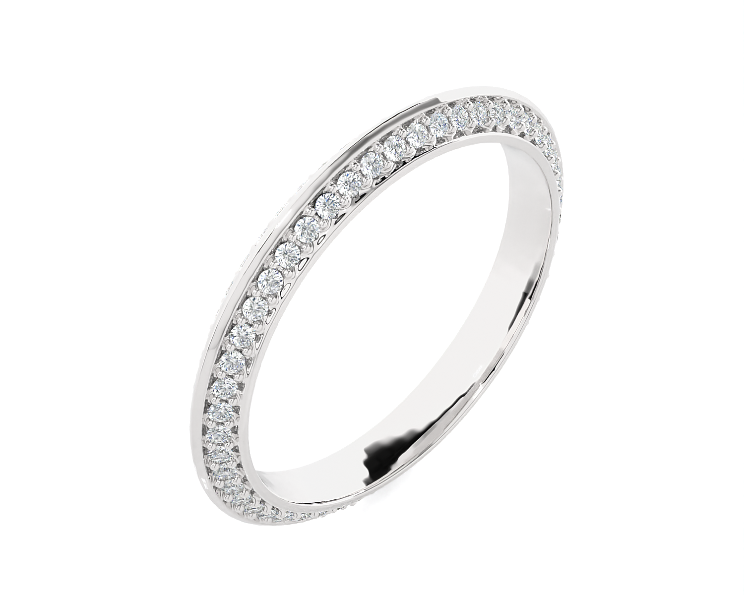 1/2 ctw Round Lab Grown Diamond Eternity Band