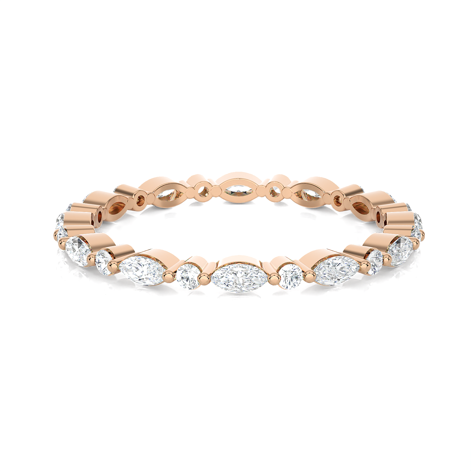 1/2 ctw Round Lab Grown Diamond Eternity Band