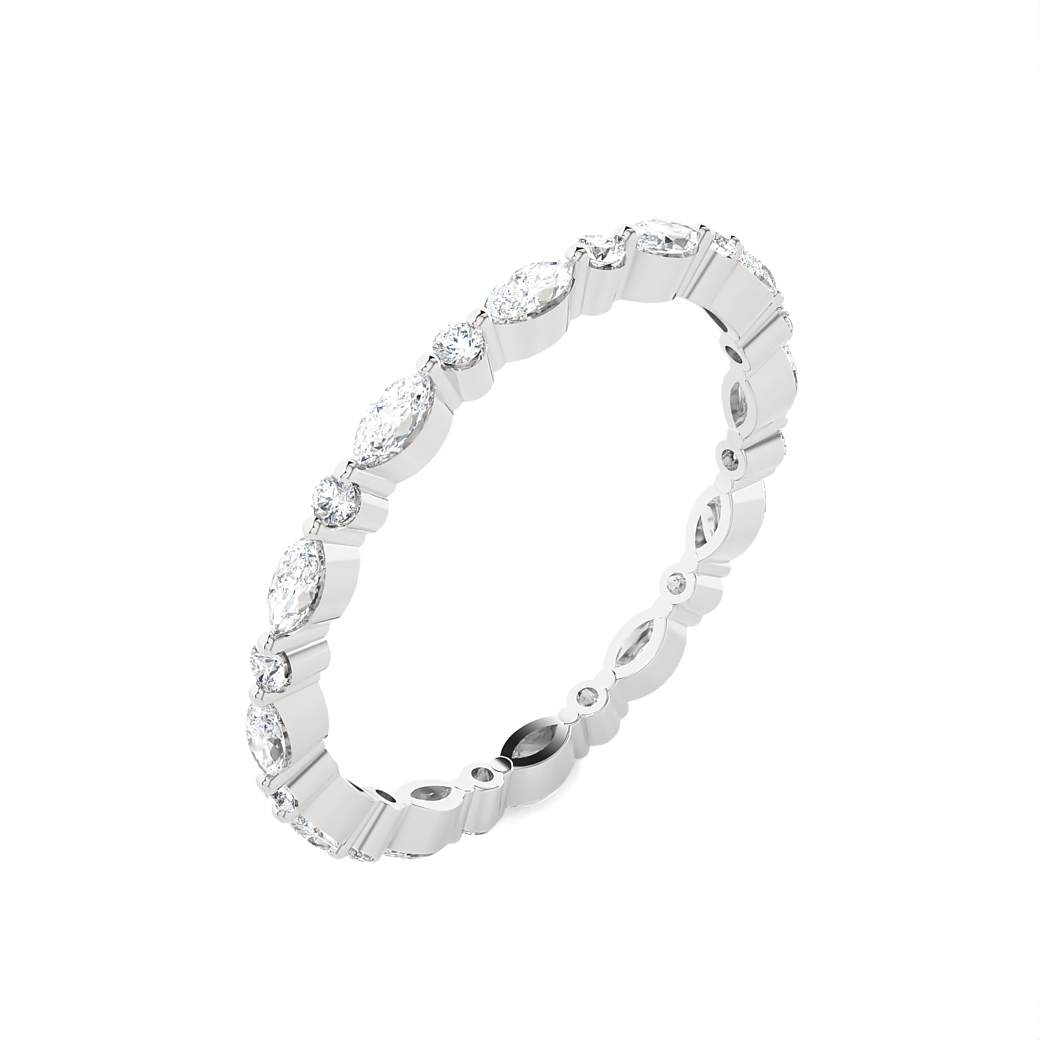 1/2 ctw Round Lab Grown Diamond Eternity Band