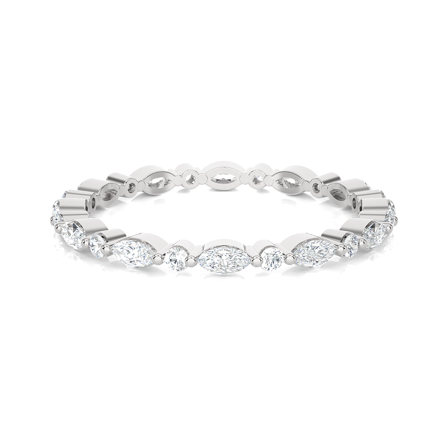1/2 ctw Round Lab Grown Diamond Eternity Band