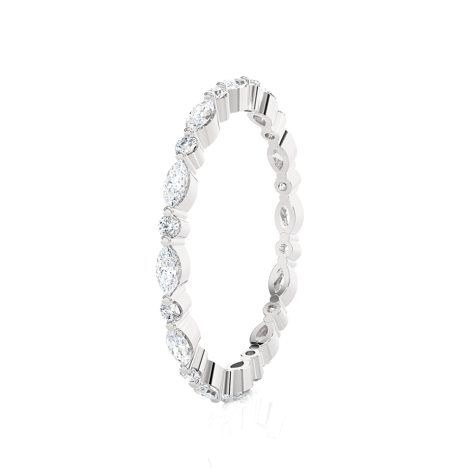 1/2 ctw Round Lab Grown Diamond Eternity Band